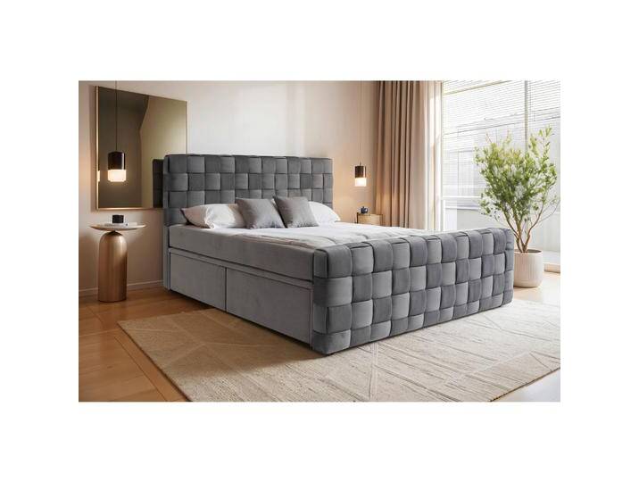 Livetastic BOXBETT, Graphit, H2 + H3, Höhe ca. 18 cm, 160x200 cm, gepolstertes Kopfteil, Topper durchgehend, mit Schubkästen, in verschiedenen Größen Livetastic BOXBETT, Graphit, H2 + H3, Höhe ca. 18 cm, 160x200 cm, gepolstertes Kopfteil, Topper durchgehend, mit Schubkästen, in verschiedenen Größen von Livetastic