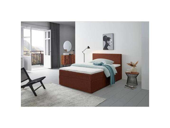 Livetastic BOXBETT, Rost, Tanne,Tanne, massiv, H3, Höhe ca. 17 cm, 140x200 cm, gepolstertes Kopfteil, Topper durchgehend, in verschiedenen Größen Livetastic BOXBETT, Rost, Tanne,Tanne, massiv, H3, Höhe ca. 17 cm, 140x200 cm, gepolstertes Kopfteil, Topper durchgehend, in verschiedenen Größen von Livetastic