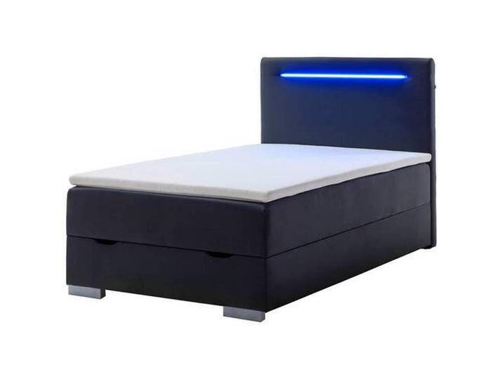 Livetastic BOXBETT meise.möbel LAS VEGAS I, Schwarz, H3, 1-Zonen, Höhe ca. 10 cm, 140x200 cm, REACH, Bettkasten, Beleuchtung, Topper durchgehend, Livetastic BOXBETT meise.möbel LAS VEGAS I, Schwarz, H3, 1-Zonen, Höhe ca. 10 cm, 140x200 cm, REACH, Bettkasten, Beleuchtung, Topper durchgehend, von Livetastic