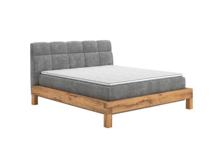 Livetastic BOXSPRINGBETT, Hellgrau, Buche, massiv, H3, 7-Zonen, Höhe ca. 20 cm, 160x200 cm, FSC, gepolstertes Kopfteil, Topper durchgehend, Livetastic BOXSPRINGBETT, Hellgrau, Buche, massiv, H3, 7-Zonen, Höhe ca. 20 cm, 160x200 cm, FSC, gepolstertes Kopfteil, Topper durchgehend, von Livetastic