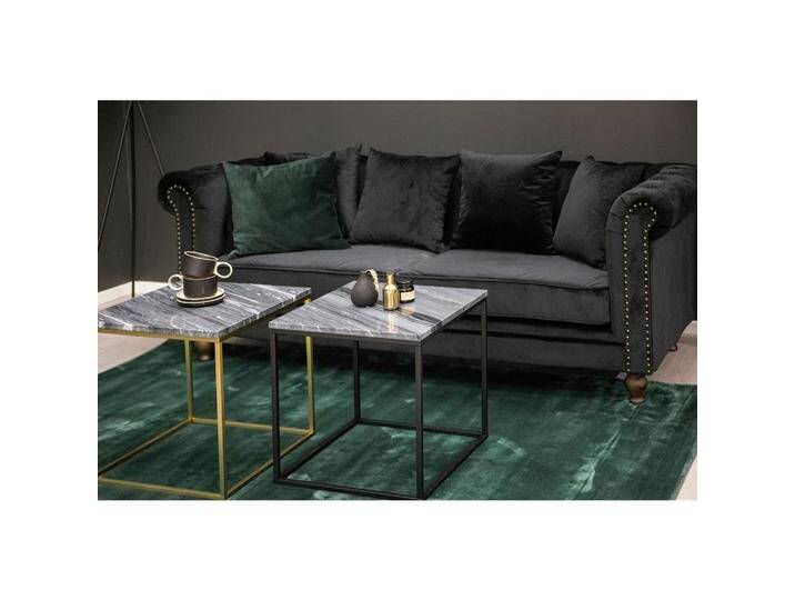 Livetastic CHESTERFIELD-SOFA, Schwarz, 3-Sitzer, 217x80x88 cm, Wohnzimmer, Sofas & Couches, Sofas, Bigsofas von Livetastic