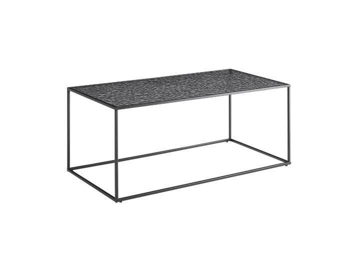 Livetastic COUCHTISCH, Schwarz, Metall, Glas, rechteckig, eckig, 55x45x110 cm, Wohnzimmer, Wohnzimmertische, Couchtische von Livetastic