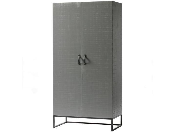 Livetastic DREHTÜRENSCHRANK Morris, Grau, Leder, Kiefer, massiv, 4 Fächer, 100x195x53 cm, Schlafzimmer, Kleiderschränke, Drehtürenschränke Livetastic DREHTÜRENSCHRANK Morris, Grau, Leder, Kiefer, massiv, 4 Fächer, 100x195x53 cm, Schlafzimmer, Kleiderschränke, Drehtürenschränke von Livetastic