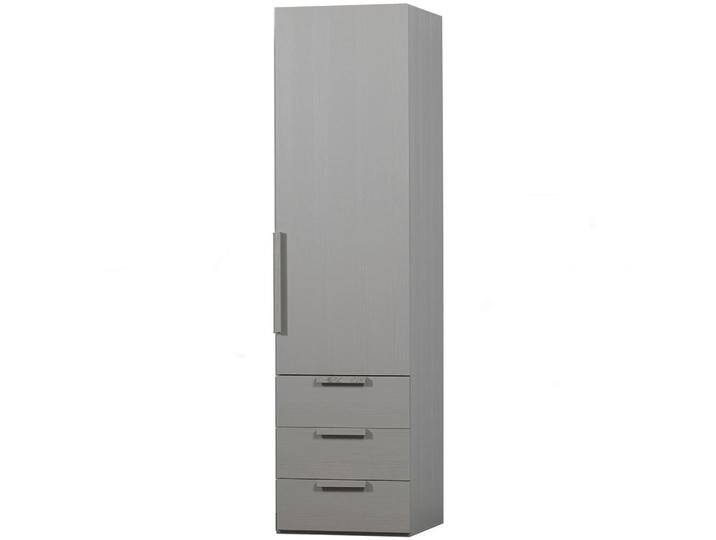 Livetastic DREHTÜRENSCHRANK Rens, Grau, Holz, Walnuss,Walnuss, furniert, 4 Fächer, 3 Schubladen, 55x210x58 cm, in verschiedenen Größen erhältlich, Livetastic DREHTÜRENSCHRANK Rens, Grau, Holz, Walnuss,Walnuss, furniert, 4 Fächer, 3 Schubladen, 55x210x58 cm, in verschiedenen Größen erhältlich, von Livetastic