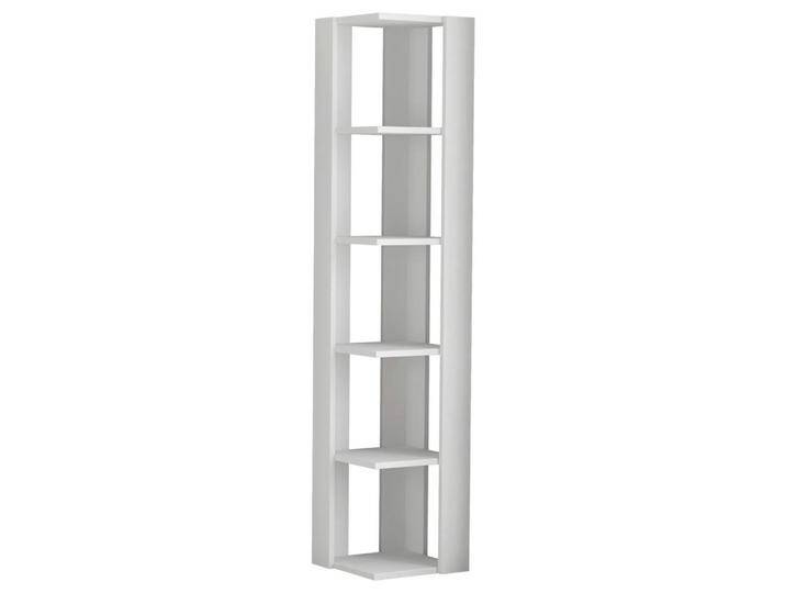 Livetastic ECKREGAL, Weiß, 5 Fächer, 34x161x34 cm, stehend, Wohnzimmer, Regale, Eckregale von Livetastic