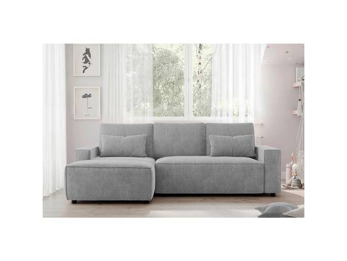 Livetastic ECKSCHLAFSOFA, Silber, Uni, 4-Sitzer, Füllung: Schaumstoff, 247x154 cm, Made in EU, Rücken echt, Wohnzimmer, Sofas & Couches, Schlafsofas, Livetastic ECKSCHLAFSOFA, Silber, Uni, 4-Sitzer, Füllung: Schaumstoff, 247x154 cm, Made in EU, Rücken echt, Wohnzimmer, Sofas & Couches, Schlafsofas, von Livetastic