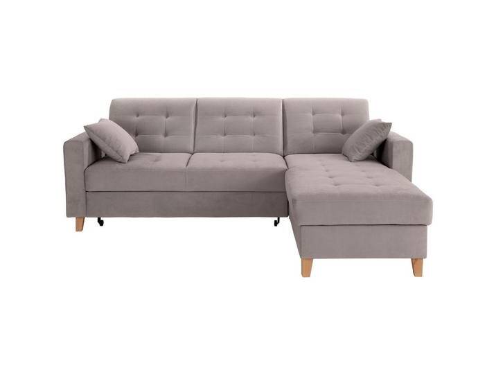 Livetastic ECKSOFA, Beige, 3-Sitzer, Füllung: Schaumstoff, seitenverkehrt montierbar, L-Form, 231x160 cm, Made in EU, Armlehnen seitenverkehrt von Livetastic