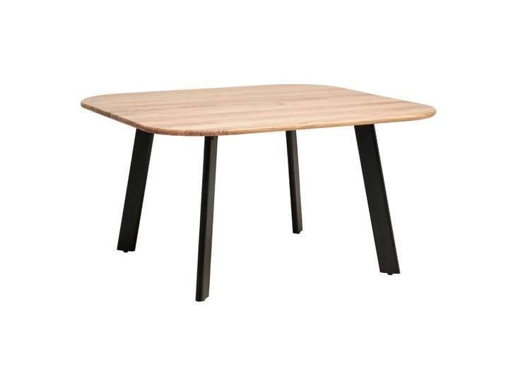 Livetastic ESSTISCH, Schwarz, Akazie, Holz, Akazie, vollmassiv, Holz, quadratisch, eckig, 140x76x140 cm, Küchen, Küchenmöbel, Küchentische von Livetastic