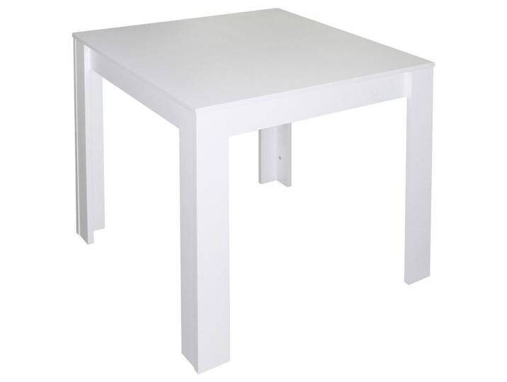 Livetastic ESSTISCH, Weiß, quadratisch, Säule, 80x75x80 cm, Küchen, Küchenmöbel, Küchentische von Livetastic