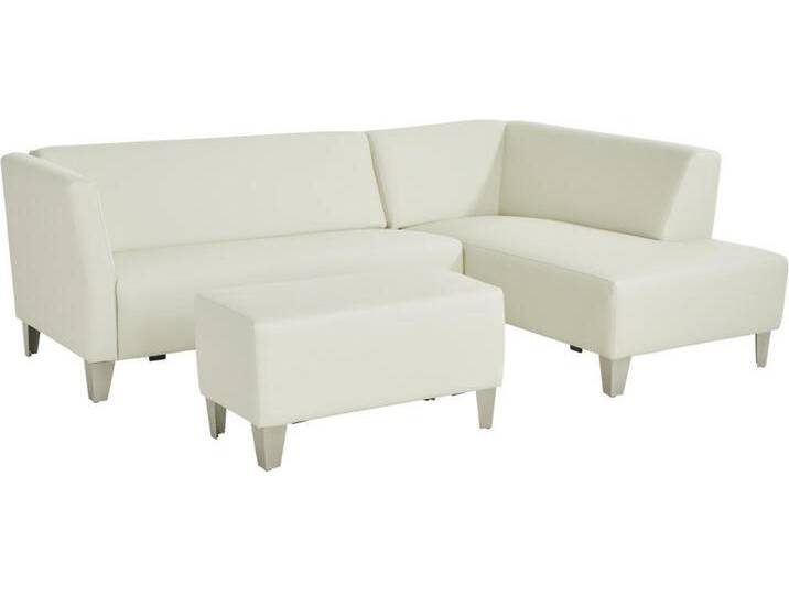 Livetastic GARTENSET BOX OUT, Hellgelb, 3-teilig, Lederlook, 230x164 cm, Balkonmöbel, Balkonmöbel-Sets von Livetastic