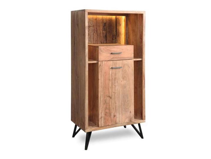 Livetastic HIGHBOARD, Akazie, Metall, Akazie, massiv, 1 Fächer, 1 Schubladen, 72x150x40 cm, Beleuchtung, Holzmöbel, Kleinmöbel Holz, Holzkommoden, Livetastic HIGHBOARD, Akazie, Metall, Akazie, massiv, 1 Fächer, 1 Schubladen, 72x150x40 cm, Beleuchtung, Holzmöbel, Kleinmöbel Holz, Holzkommoden, von Livetastic