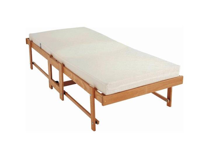 Livetastic KLAPPBETT, Buche, Holz, Buche, Schichtholz, teilmassiv, H2 + H3, Höhe ca. 10 cm, 80x190 cmes Vertrauen - OEKO-TEX®, Made in Austria, von Livetastic