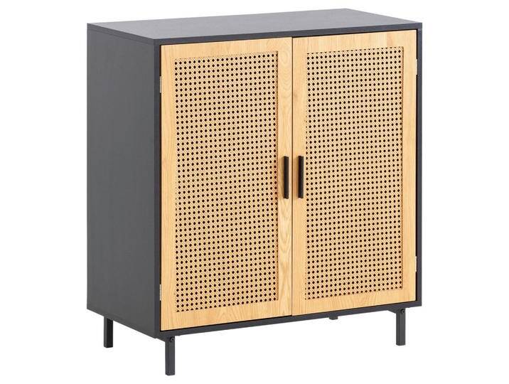 Livetastic KOMMODE, Schwarz, Metall, Wiener Geflecht, 80x86.5x40 cm, stehend, Wohnzimmer, Kommoden & Sideboards, Kommoden von Livetastic