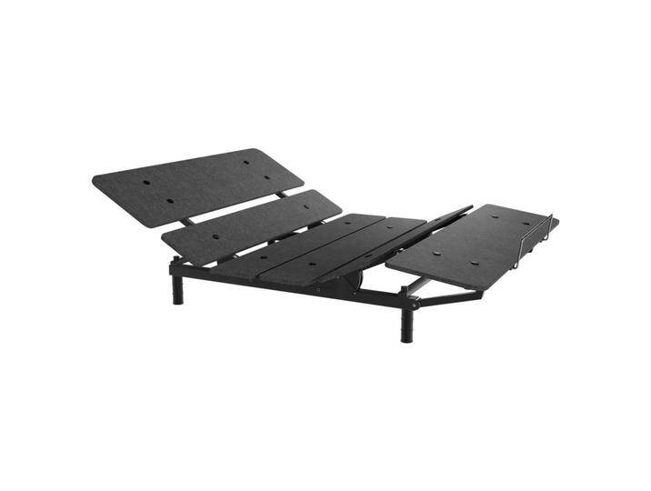 Livetastic METALLBETT, Schwarz, Holz, Metall, 180x200 cm, REACH, OEKO-TEX® STANDARD 100, RoHS, FSC, motorische Verstellung des Lattenrostes, von Livetastic