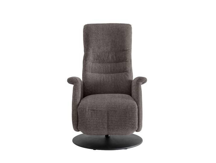 Livetastic RELAXSESSEL, Graubraun, Uni, 72x118x85-165 cm, Made in EU, Relaxfunktion, Herz-Waage-Funktion, Sitzfläche 360° drehbar, Stühle von Livetastic