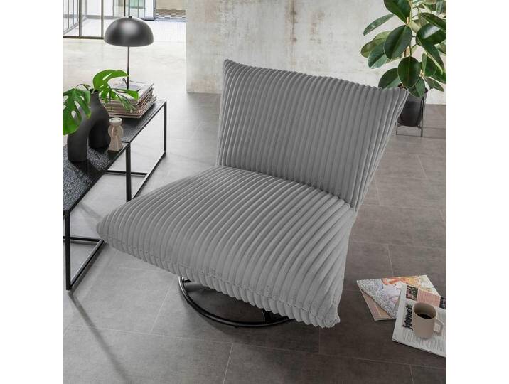 Livetastic RELAXSESSEL Crermona, Grau, 100x78x96 cm, Stühle von Livetastic