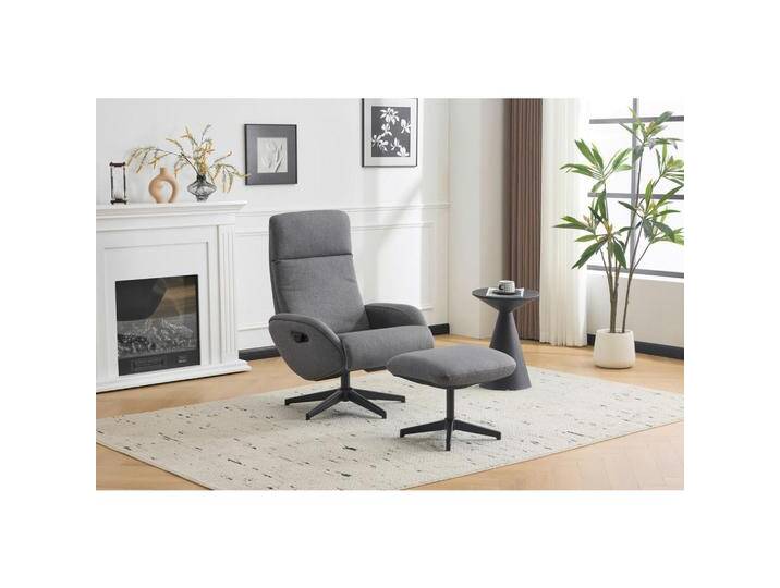 Livetastic RELAXSESSELSET, Grau, 77x107x75 cm, Relaxfunktion, Stühle von Livetastic