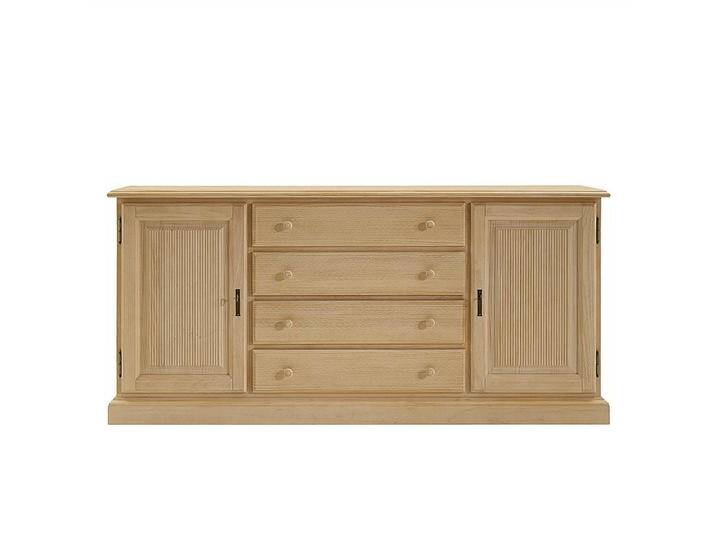 Livetastic SIDEBOARD, Beige, Holz, Pinie,Pinie,Pinie, massiv, 2 Fächer, 4 Schubladen, 195x91x46 cm, Schlafzimmer, Schlafzimmer Kommoden von Livetastic