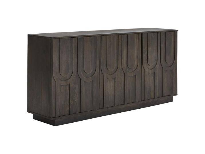 Livetastic SIDEBOARD, Dunkelbraun, Holz, Mangoholz, Holz, 3 Fächer, 170x80x40 cm, stehend, Schlafzimmer, Schlafzimmer Kommoden von Livetastic