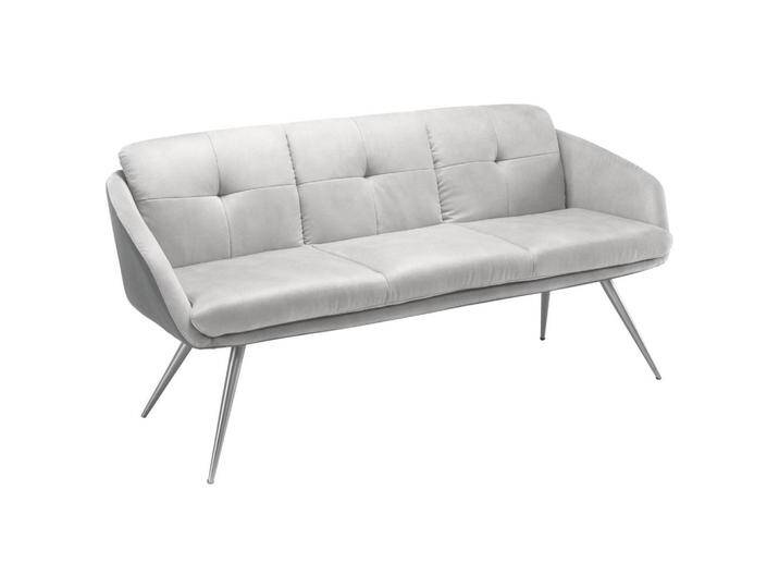 Livetastic SITZBANK, Hellgrau, Dunkelgrau, Metall, 180x88x58 cm, Esszimmer, Bänke, Sitzbänke von Livetastic