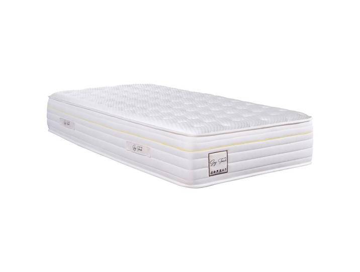 Livetastic TASCHENFEDERKERNMATRATZE, Weiß, H3, Füllung: Polyester, 120x200 cm, OEKO-TEX® STANDARD 100, Ober- und Unterseite versteppt, Tragegriffe, von Livetastic