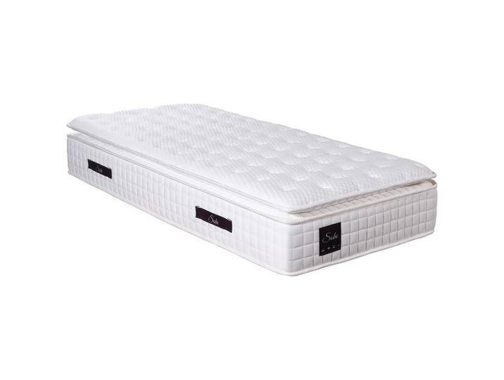 Livetastic TASCHENFEDERKERNMATRATZE SOHO PILLOW TOP, Weiß, H3, Füllung: Polyester, 100x200 cm, OEKO-TEX® STANDARD 100, Ober- und Unterseite versteppt, von Livetastic