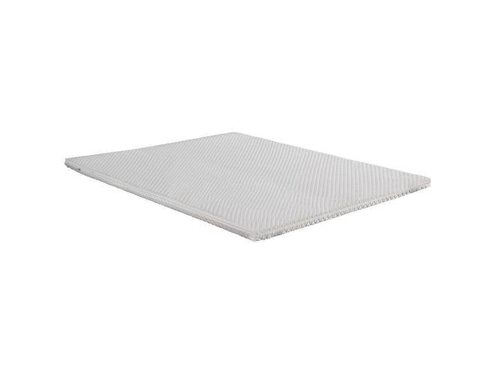 Livetastic TOPPER VISCO TOPPER, Weiß, Füllung: Polyester, 200x200 cm, OEKO-TEX® STANDARD 100, Bezug abnehmbar/waschbar, wendbar, atmungsaktiv, mit von Livetastic