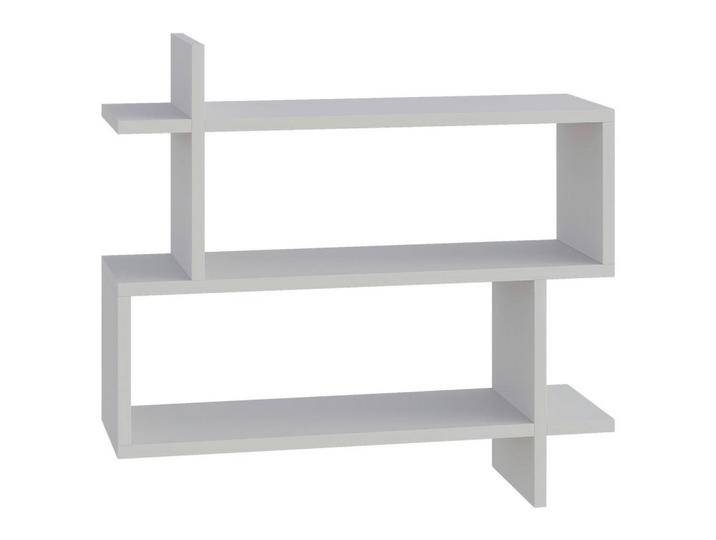Livetastic WANDBOARD Amman, Weiß, 70x65x22 cm, Wohnzimmer, Regale, Wandboards von Livetastic