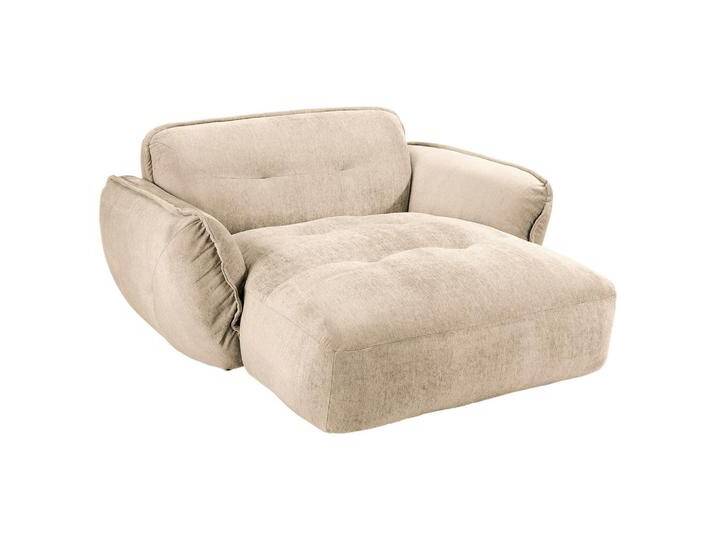 Trendmanufaktur XXL-SESSEL BE FLUFFY, Creme, 182x87x184 cm, Made in EU, gepolsterte Armlehnen, Wohnzimmer, Sessel, Polstersessel von XXXLutz