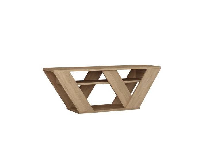 Phonotisch Pipralla ca. 110x30x40 cm Eichefarben von Livetastic