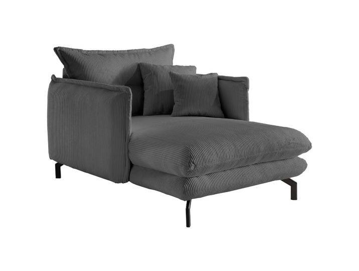 Relaxsessel Lava Grau Cord von Livetastic