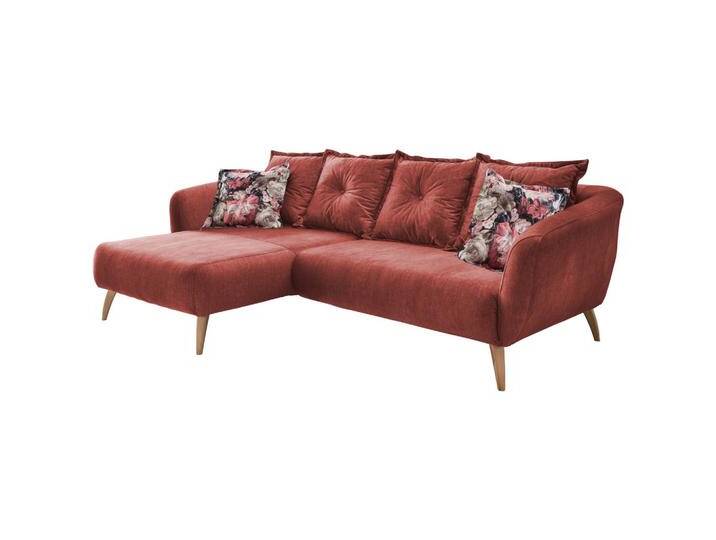 Wohnlandschaft Baggio Koralle Velours von Livetastic
