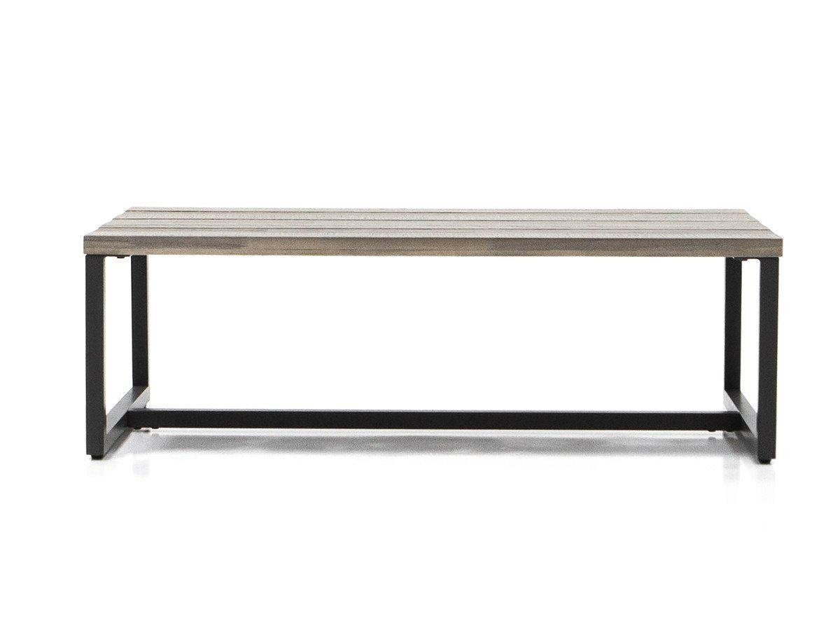 Livin Hill Couchtisch Flow, Loft-Stil Design, gebürstetes Akazienholz, Metallbeine in Graphit von Livin Hill