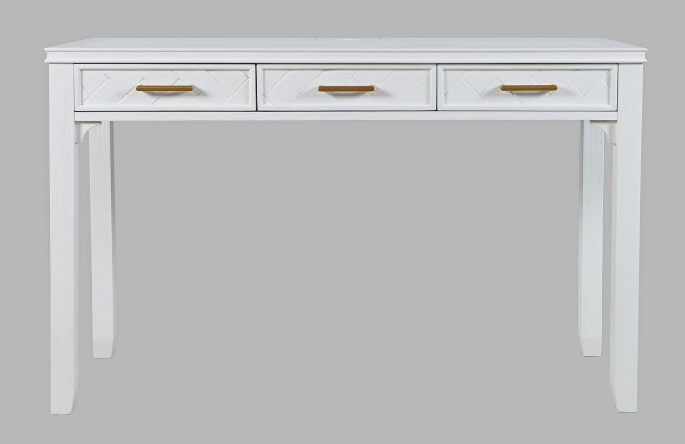 Livin Hill Schreibtisch Avola, weißes Design, drei Schubladen, praktische Steckdose mit USB von Livin Hill