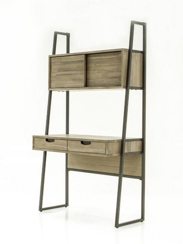 Livin Hill Schreibtisch Flow, Akazienholz, Loft-Design, Samtauskleidung Livin Hill Schreibtisch Flow, Akazienholz, Loft-Design, Samtauskleidung von Livin Hill
