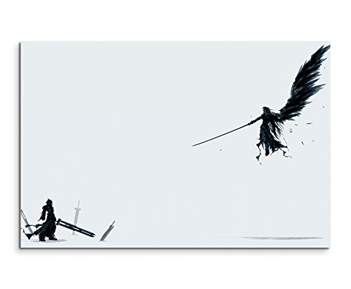 Dark Angel Anime Wandbild 120x80cm XXL Bilder und Kunstdrucke auf Leinwand von Livina-Wandbilder
