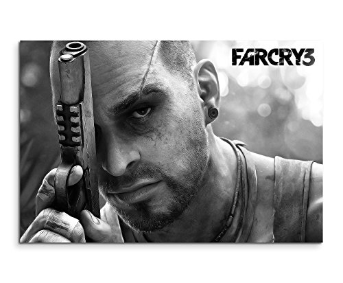 Far Cry 3 Mohawk Wandbild 120x80cm XXL Bilder und Kunstdrucke auf Leinwand von Livina-Wandbilder