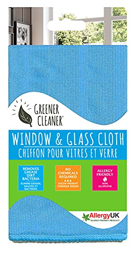 Living Eco Home Fenster und Glas Tuch, Mikrofaser, Blau, 30 x 35 x 0,4 cm von Living Eco Home