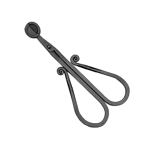 Living Ideas Edelstahl Vintage Kerzendocht Trimmer Handgeschmiedet Dochtschneider Kerzenschere Kerzenlöscher Werkzeug von Living Ideas