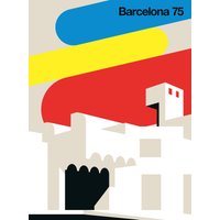 living walls Fototapete "ARTist Barcelona 75", Vlies, Wand, Schräge living walls Fototapete "ARTist Barcelona 75", Vlies, Wand, Schräge von Living Walls