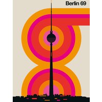 living walls Fototapete "ARTist Berlin 69", Vlies, Wand, Schräge living walls Fototapete "ARTist Berlin 69", Vlies, Wand, Schräge von Living Walls