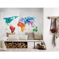 living walls Fototapete "Designwalls Colourful World 2" von Living Walls