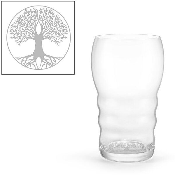 LivingDesigns Trinkglas Galileo Lebensbaum von LivingDesigns