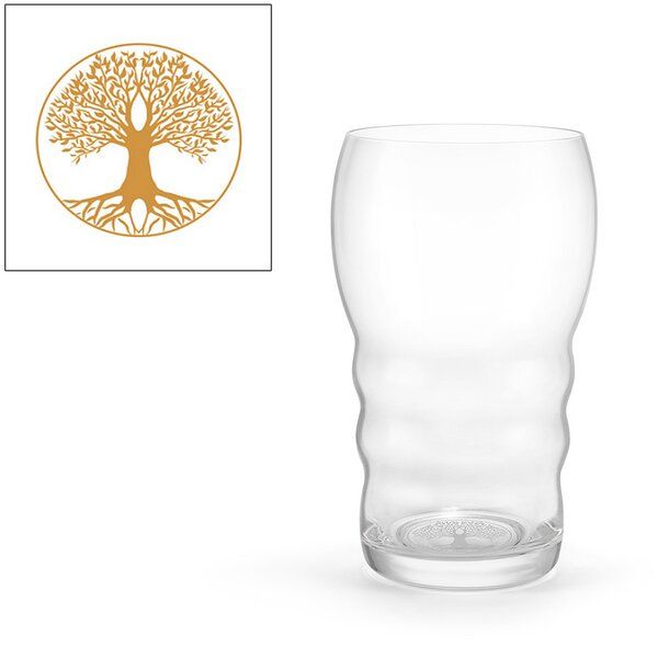 LivingDesigns Trinkglas Galileo Lebensbaum von LivingDesigns