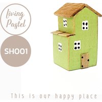 Personalisiertes Wohndekor Für Mini-Holzdorf, Treibholz-Häuschen-Miniatur-Haus, Kleines Rustikales Wohndekor-Handgemachtes Geschenk, Neues von LivingPastel