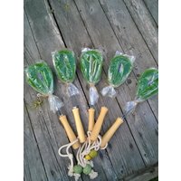 Geschirrbürste , Holz Metall Kokosfaser Handmade in Germany Green Peace von LivingVintageDE