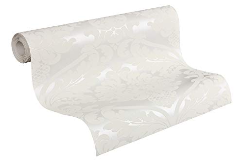 A.S. Création Black & White Vliestapete mit Ornamenten 0,53 x 10,05 m – Weiß, Metallic – elegante Barocktapete Made in Germany – 554338 A.S. Création Black & White Vliestapete mit Ornamenten 0,53 x 10,05 m – Weiß, Metallic – elegante Barocktapete Made in Germany – 554338 von A.S. Création