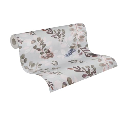 Livingwalls Anna D'Andrea Vliestapete Floral 10,05 m x 0,53 m - Grau, Braun, Lila, Blau - Tapete Blätter - 782212 Livingwalls Anna D'Andrea Vliestapete Floral 10,05 m x 0,53 m - Grau, Braun, Lila, Blau - Tapete Blätter - 782212 von Livingwalls