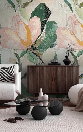 Livingwalls Fototapete mit Blüten-Design in Grün, Beige, Rosa - Florale Vliestapete 8,80 m x 0,53 m Abstrakt-Motiv by COSMOPLITAN - 791443 Livingwalls Fototapete mit Blüten-Design in Grün, Beige, Rosa - Florale Vliestapete 8,80 m x 0,53 m Abstrakt-Motiv by COSMOPLITAN - 791443 von Livingwalls