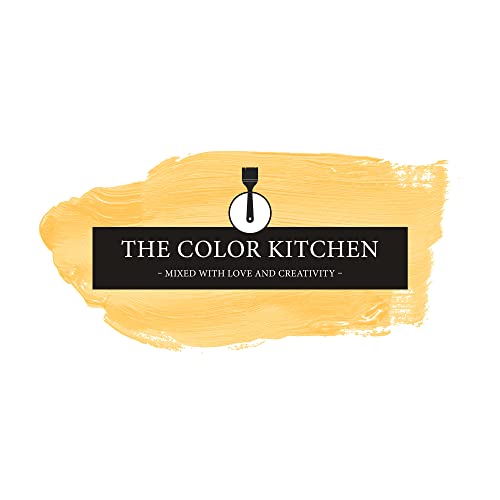 Livingwalls THE COLOR KITCHEN kräftige Wandfarbe - Malerfarbe für farbenfrohe Räume - matte Innenfarbe in Gelb - 2,5l Deckfarbe in TCK5003 von Livingwalls